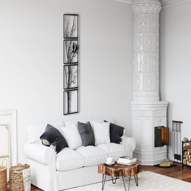 Iron Tree Art Silhouette Wall Decoration