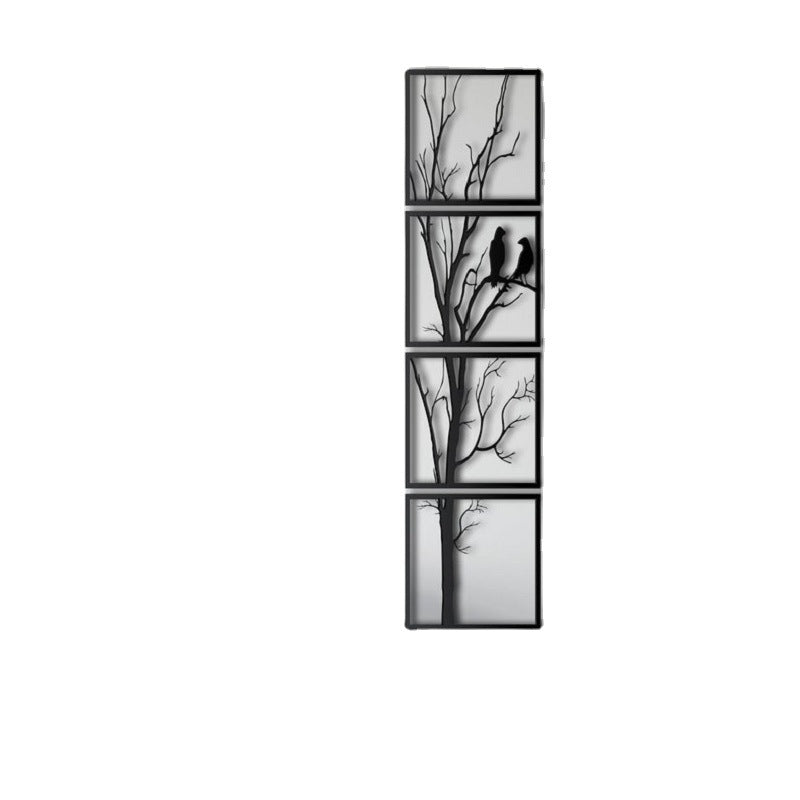 Iron Tree Art Silhouette Wall Decoration
