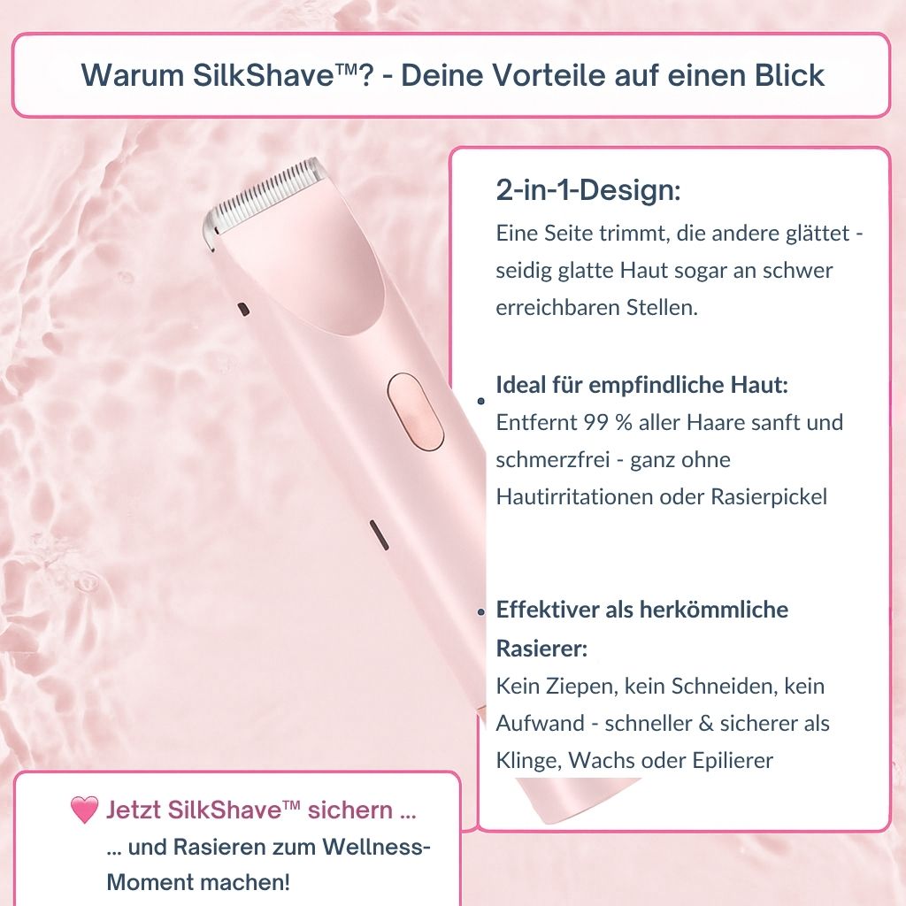 SilkShave™ - 2-in-1 Damen Körperrasierer