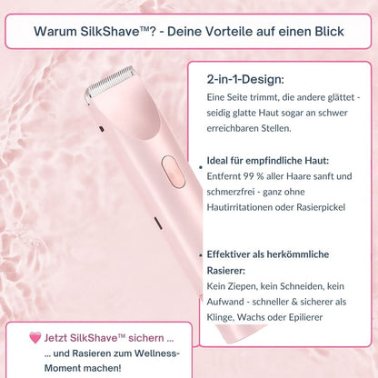 SilkShave™ - 2-in-1 Damen Körperrasierer