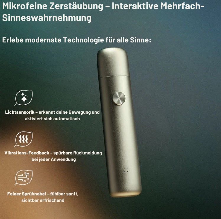 MouthMist Pro - Smartes elektrisches Mundspray für frischen Atem (Set)